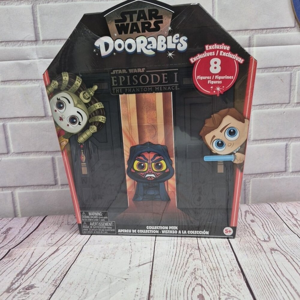 NIB Disney Doorables Star Wars Episode 1 The Phantom Menace 8 Exclusive Figures!